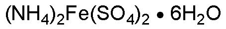 Ammonium iron(II) sulfate hexahydrate