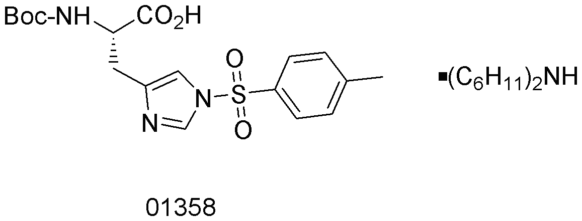 Sal de diciclohexilamonio de Nα-Boc-Nim-4-toluenosilfonil-L-histidina