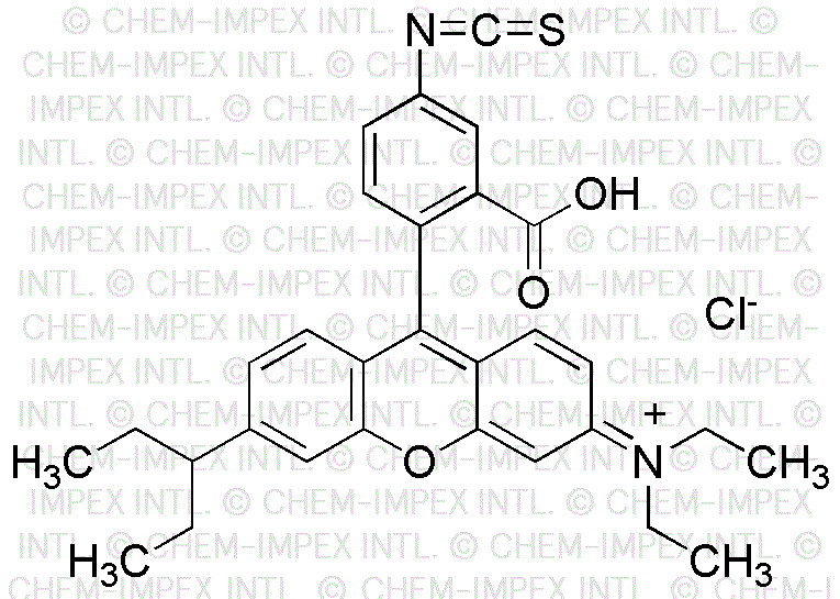 Isotiocianato de rodamina B - BioReactivo, isómeros mixtos, adecuado para el etiquetado de proteínas.