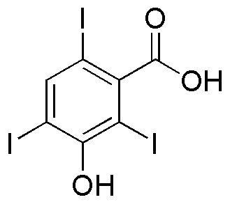 3-Hydroxy-2,4,6-triiodobenzoic acid