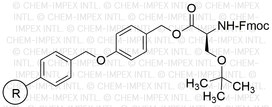Fmoc-O-tert-butyl-L-serine 4-alkoxybenzyl alcohol resin (0.3- 0.8 meq/g, 100-200 mesh)