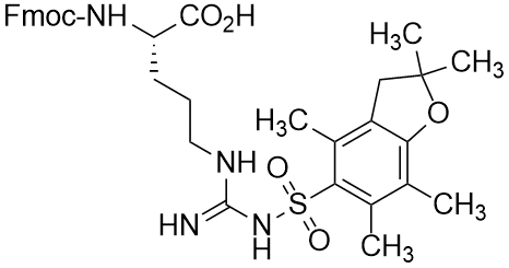 Na-Fmoc-Nw-(2,2,4,6,7-pentamethyldihydro-benzofuran-5-sulfonyl)-L-arginine