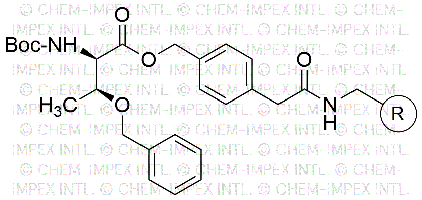 Résine boc-O-benzyl-D-thréonine 4-oxyméthylphénylacétamidométhyl