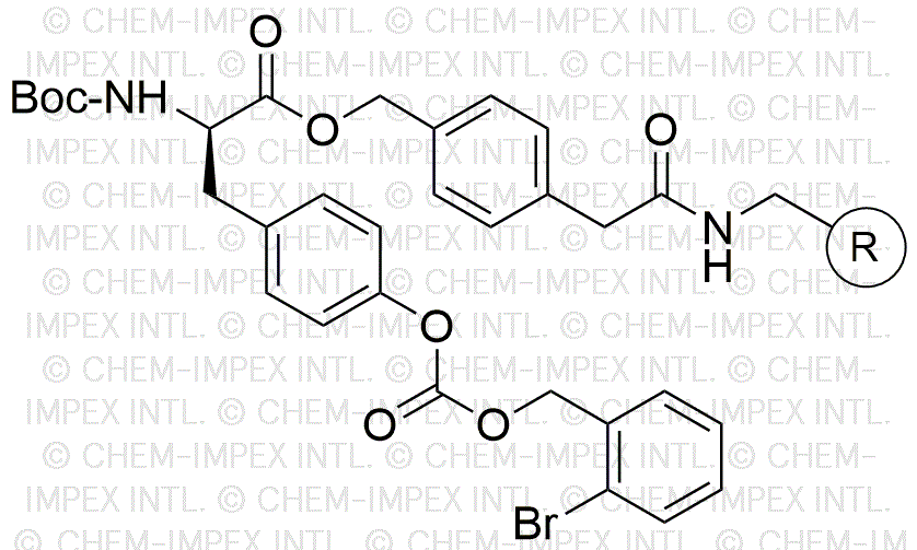 Resina de 4-oximetilfenilacetamidometil-boc-O-2-bromo-ZD-tirosina