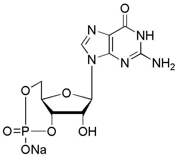 Guanosine-3':5'-cyclic monophosphate monosodium salt