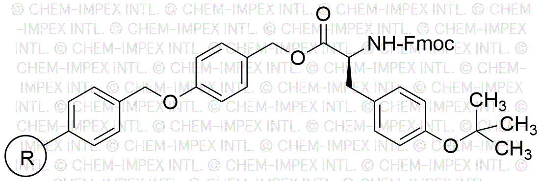 Fmoc-O-tert-butyl-L-tyrosine 4-alkoxybenzyl alcohol resin