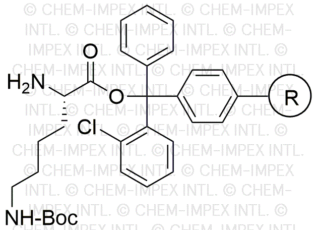 Nε-Boc-L-lysine-2-chlorotrityl resin