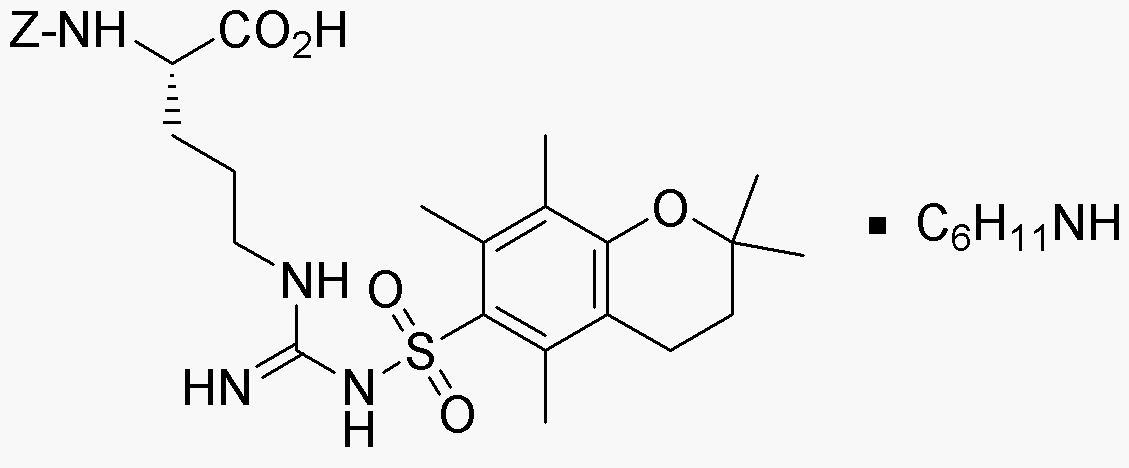 Nα-Z-Nω-(2,2,5,7,8-pentamethylchroman-6-sulfonyl)-L-arginine cyclohexylammonium salt