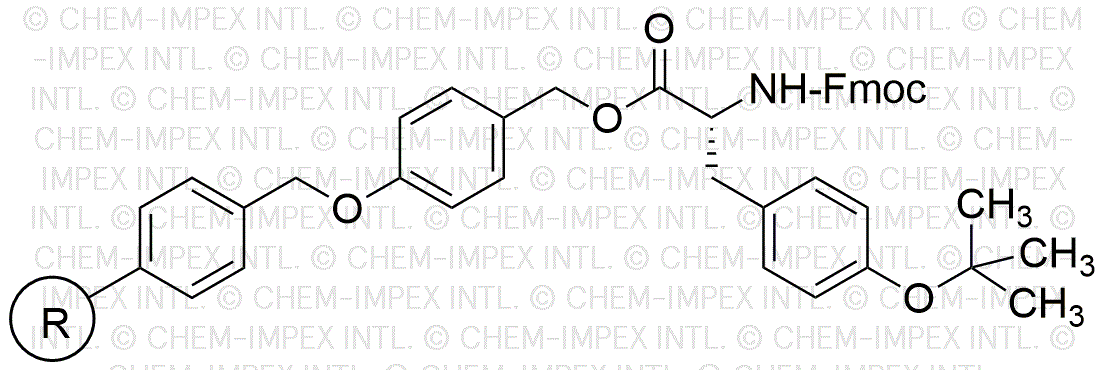 Fmoc-O-tert-butyl-D-tyrosine 4-alkoxybenzyl alcohol resin