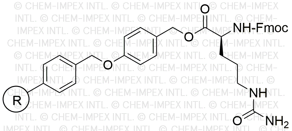 Fmoc-L-citrulline 4-alkoxybenzyl alcohol resin