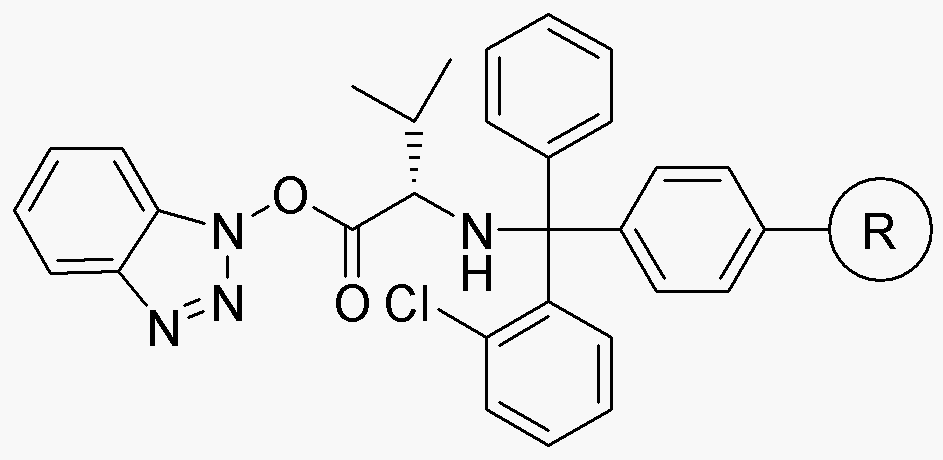 N-(2-Chlorotrityl resin)-L-valine benzotriazolyl ester