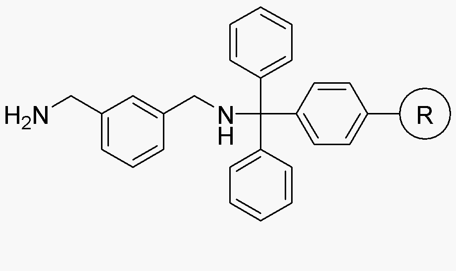 1,3-Bis-Aminomethyl)benzene trityl resin