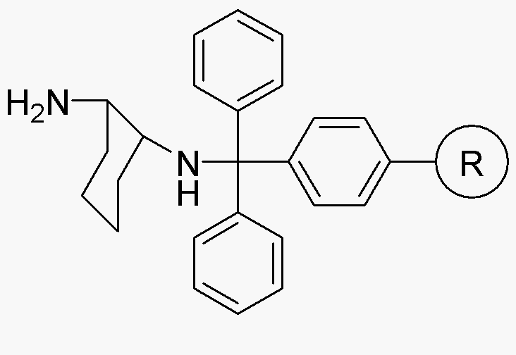 (+/-)-trans-1,2-Diaminocyclohexane trityl resin