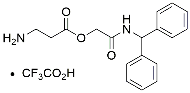 Éster difenilmetilaminoacetoxi de β-alanina trifluoroacetato