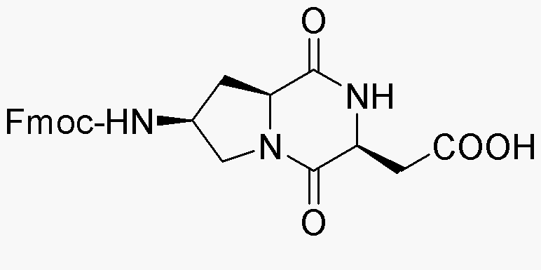Fmoc-(2S,6S,9S)-6-amino-2-carboxymethyl-3,8-diazabicyclo-(4,3,0)-nonane-1,4-dione