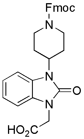Fmoc-4-(3-carboxymethyl-2-keto-one-benzimidazolyl)piperidine