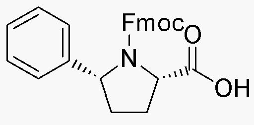 Fmoc-(2S,5R-5-phenylpyrrolidine-2-carboxylic acid