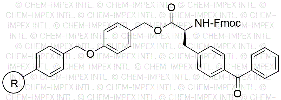 Résine d'alcool 4-alcoxybenzylique Fmoc-L-4-benzoyl-L-phénylalanine