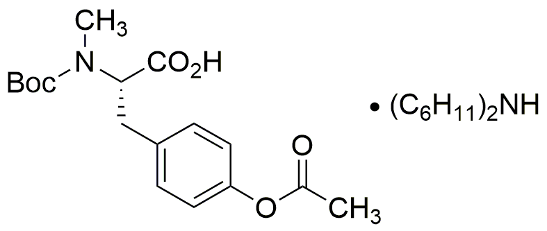 Sel de dicyclohexylammonium de boc-N-méthyl-O-acétyl-L-tyrosine