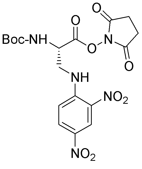 Nα-Boc-Nβ-2,4-dinitrophenyl-L-2,3-diamino-propionic acid N-hydroxyuccinimide ester