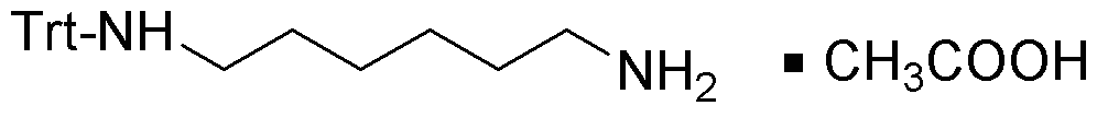 Trityl-1,6-diaminohexane acetate salt