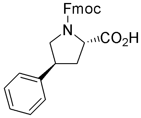 Fmoc-(2S,4S-4-phenylpyrrolidine-2-carboxylic acid