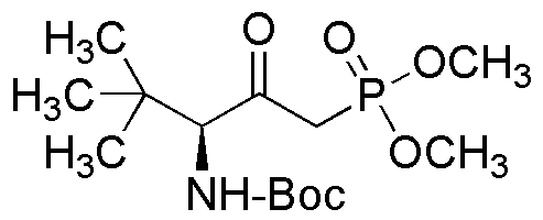 Dimethyl((3S-4,4-dimethyl-3-(Boc-amino)-2-oxopentyl)phosphonate