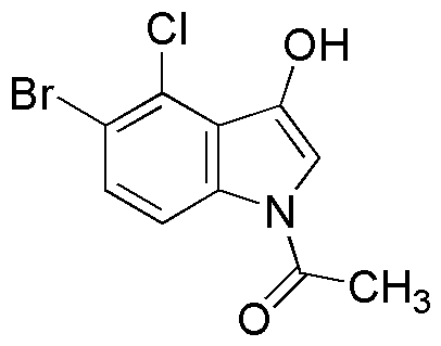 N-Acetyl-5-bromo-4-chloro-3-hydroxyindole
