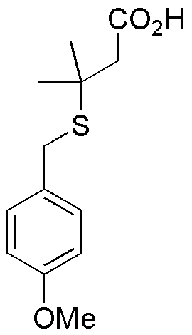 β-S-(4-Methoxybenzylmercapto)isovaleric acid
