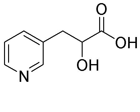 Ácido (R,S2-hidroxi-3-(3-piridil)propiónico