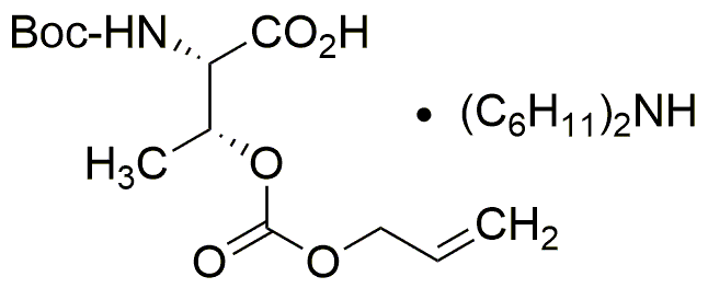 Sel de dicyclohexylammonium de boc-O-allyloxycarbonyl-L-thréonine