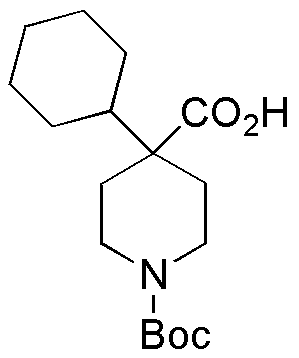 Boc-4-cyclohexyl-piperidine-4-carboxylic acid