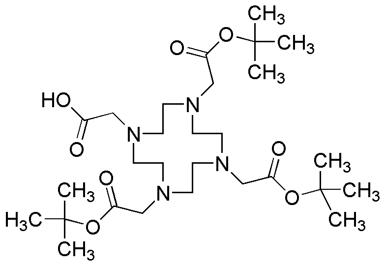 4,7,10-Tri-(tert-butyloxycarbonylmethyl)- 1,4,7,10-tetraazacyclododecan-1-yl-acetic acid