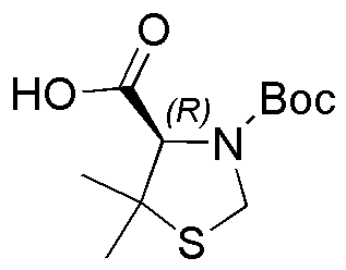 Boc-(R-5,5-dimethyl-1,3-thiazolidine-4-carboxylic acid