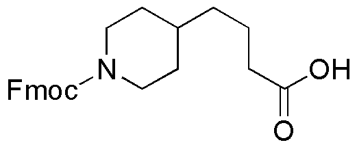4-(1-Fmoc-piperidin-4-yl)butanoic acid