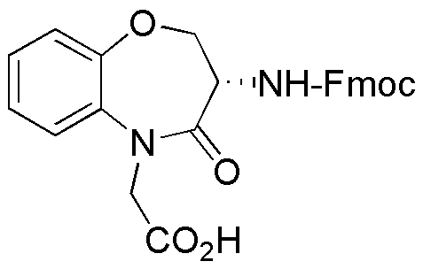 Fmoc-(S-3-amino-5-carboxyméthyl-2,3-dihydro-1,5-benzoxazépin-4(5H)-one