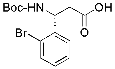 Boc-(R-3-amino-3-(2-bromophenyl)propionic acid