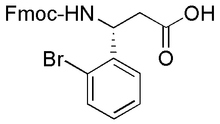 Fmoc-(R-3-amino-3-(2-bromophenyl)propionic acid