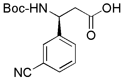 Boc-(S-3-amino-3-(3-cyanophenyl)propionic acid