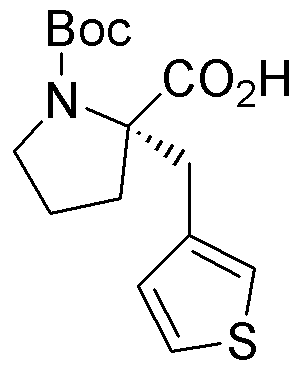 Boc-(S)-α-(3-thiophenylmethyl)proline