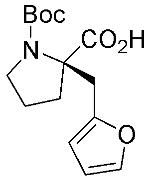 Boc-(R)-α-(2-furanylmethyl)proline