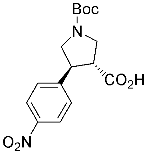 Acide boc-(+/-)-trans-4-(4-nitrophényl)pyrrolidine-3-carboxylique