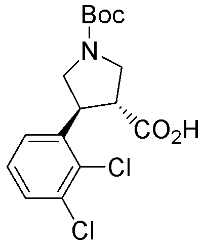 Boc-(+/-)-trans-4-(2,3-dichlorophenyl)pyrrolidine-3-carboxylic acid