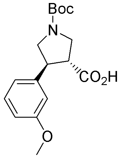 Boc-(+/-)-trans-4-(3-methoxyphenyl)pyrrolidine-3-carboxylic acid