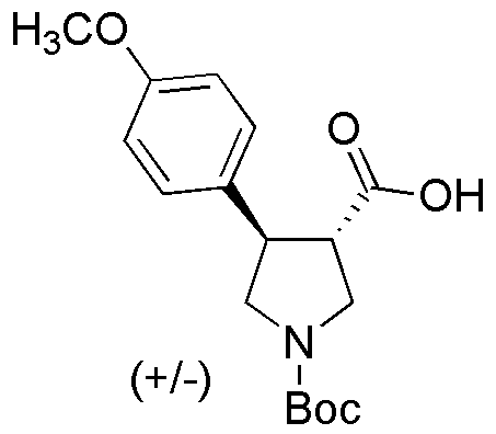 Boc-(+/-)-trans-4-(4-methoxyphenyl)pyrrolidine-3-carboxylic acid