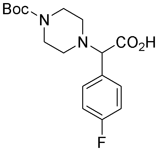2-(4-Boc-piperazinyl)-2-(4-fluorophenyl)acetic acid