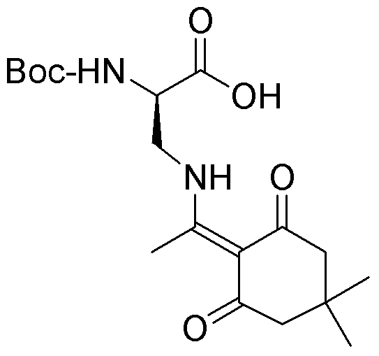 Nα-Boc-Nβ-1-(4,4-dimethyl-2,6-dioxocyclohex-1-ylidene)ethyl-D-2,3-diaminopropionic acid