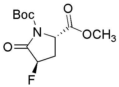 Boc-trans-4-fluoro-5-oxo-L-proline methyl ester