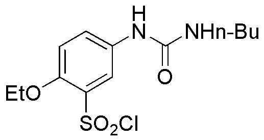 5-(3-Butyl ureido)-2-ethoxy benzenesulfonyl chloride