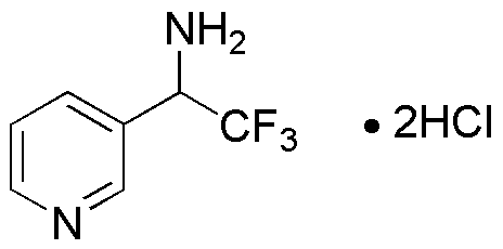 (2,2,2-Trifluoro-1-pyridin-3-ylethyl)amine·2HCl
